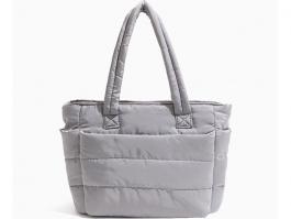 Women Puffer Tote Bag Quilted Puffy Handbag Shoulder Bag Down Underarm Large Bag